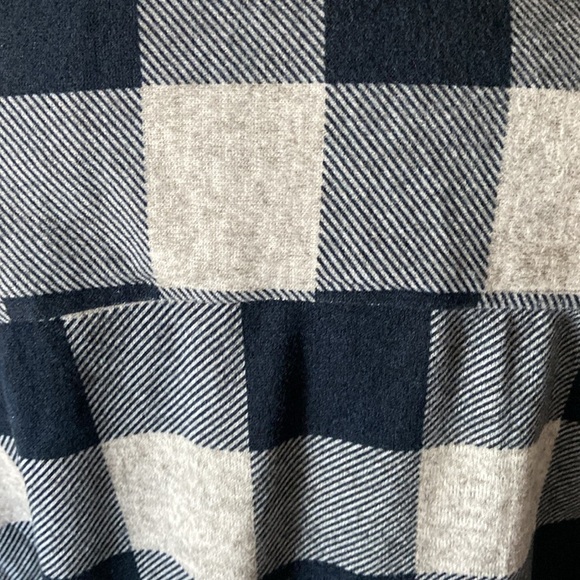 Valor Collective NWOT Blue And Gray Plaid Casual Button Down Shirt Unisex - Picture 7 of 8